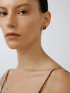 OLIO E ACETO Sterling Silver Lapis Lazuli/Red Snakeskin Jade Petal Earrings OLIO-OA13E11-HY Red